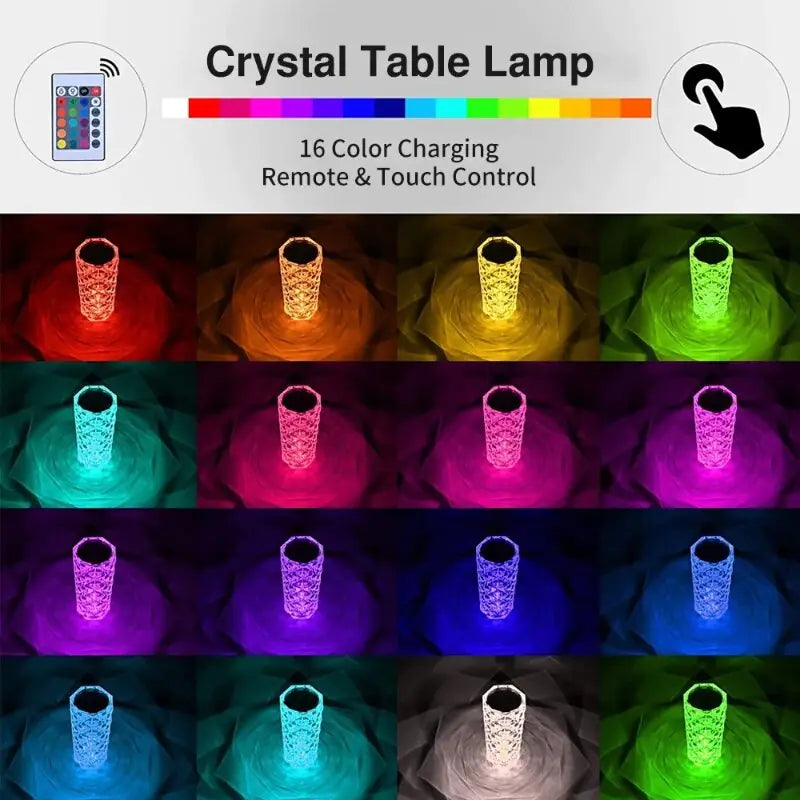 Crystal touch lamp